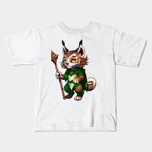 Labyrinths & Lynxes: The Wondering Druid (no text) Kids T-Shirt